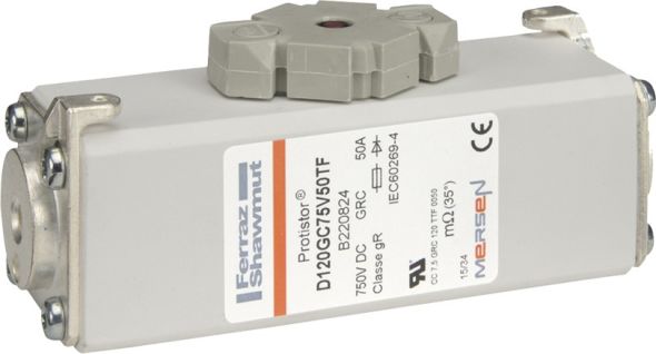 Sicherungseinsatz gR D120GC75V50TF Sicherungseinsatz gR D120GC75V50TF