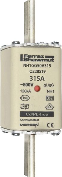 Sicherungseinsatz NH gG NH1GG50V315 Sicherungseinsatz NH gG NH1GG50V315