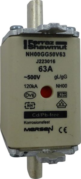 Sicherungseinsatz NH Sond. NH00GG50V40