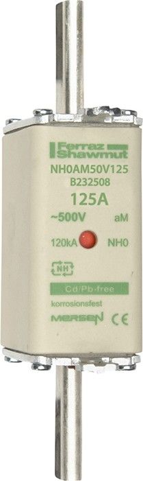 Sicherungseinsatz NH aM NH0AM50V125 Sicherungseinsatz NH aM NH0AM50V125