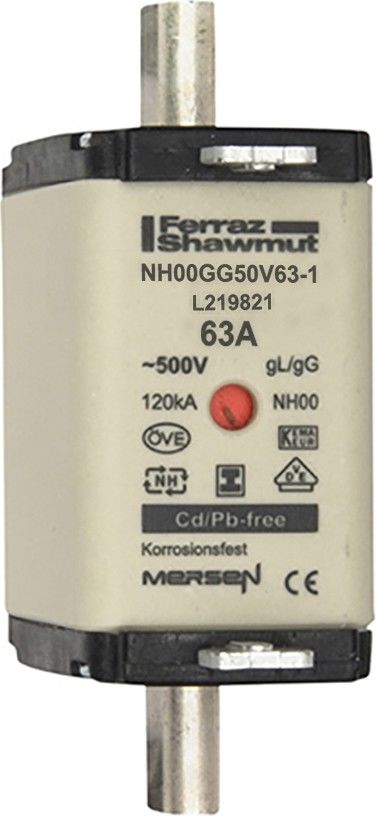 Sicherungseinsatz NH Sond. NH00GG50V63-1 Sicherungseinsatz NH Sond. NH00GG50V63-1