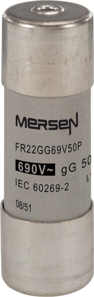 Sicherungseinsatz zyl. FR22GG69V50P