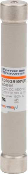 Sicherungseinsatz zylindr. FD20GB100V25T Sicherungseinsatz zylindr. FD20GB100V25T