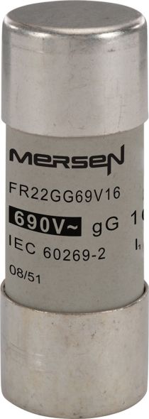 Sicherungseinsatz zylindr. FR22GG69V16