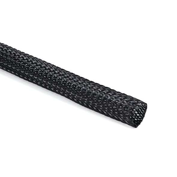 Polyester Geflechtschlauch HEGPL03-PET-BK (100)