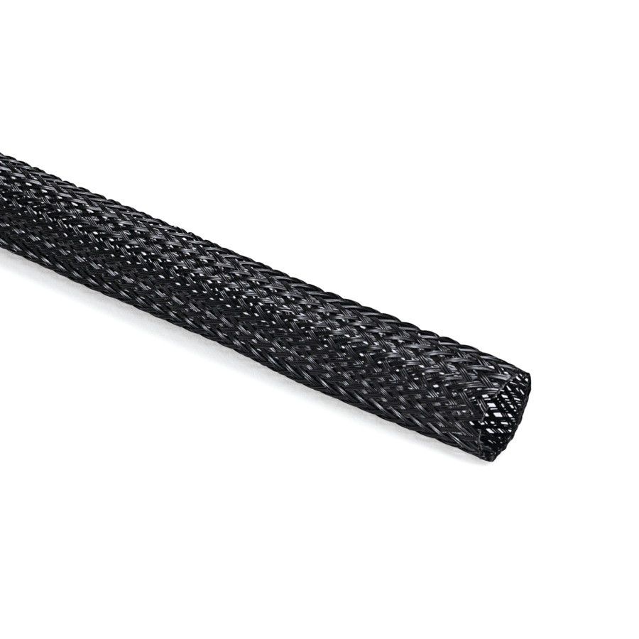 Polyester Geflechtschlauch HEGPL40-PET-BK (150)