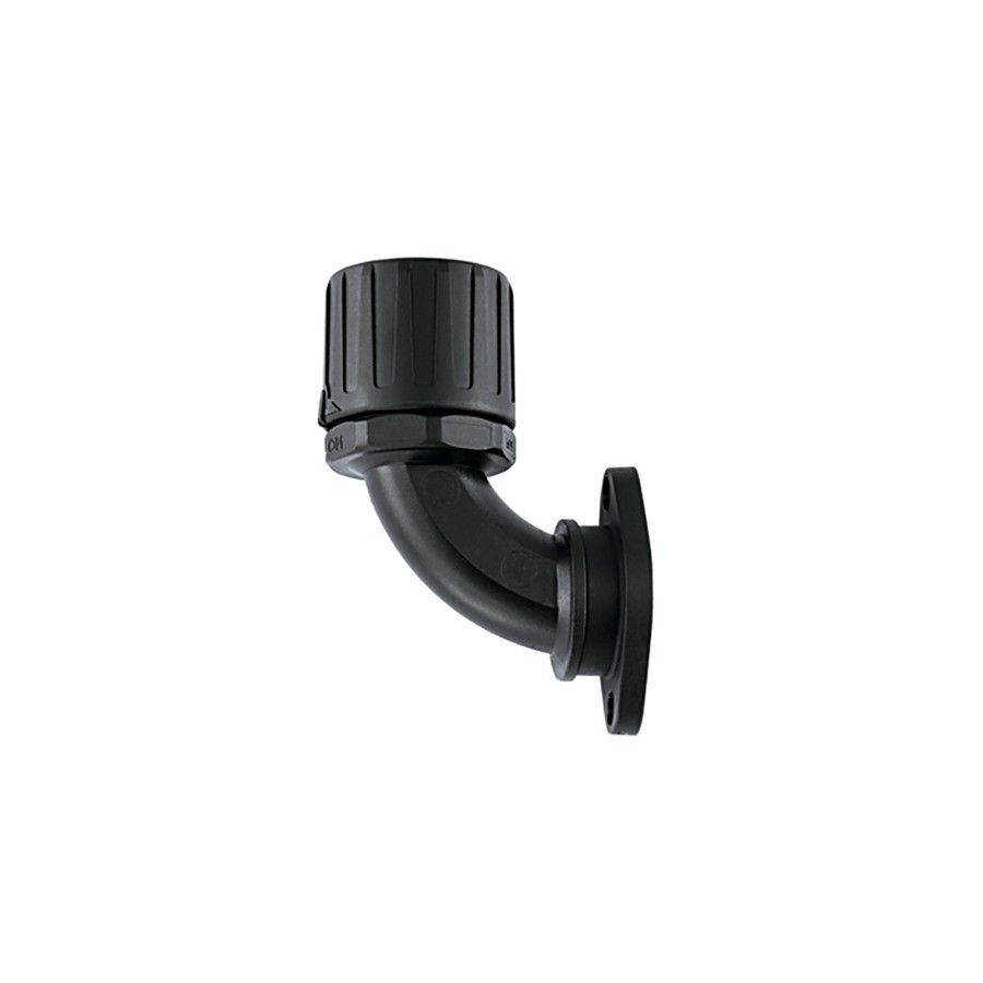 Flansch-Kunststoffverschr. HG2890FLPA66BK(10)