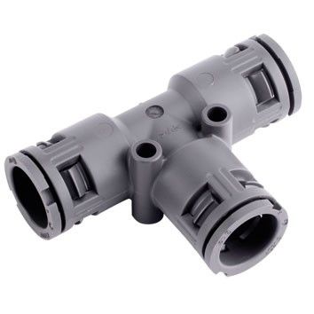 T-Verteiler Wellschlauch RQT-PA, 3xAD54,5