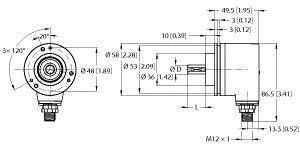 Absoluter Drehgeber REM-103S6 #100011375