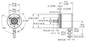 Inkrementaler Drehgeber REI-E-111T6C-4A200-C Inkrementaler Drehgeber REI-E-111T6C-4A200-C