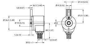 Inkrementaler Drehgeber REI05I6T4A500H1181 Inkrementaler Drehgeber REI05I6T4A500H1181