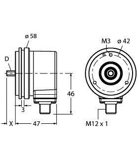 Inkrementaler Drehgeber REI10S6S4B3600H1181 Inkrementaler Drehgeber REI10S6S4B3600H1181