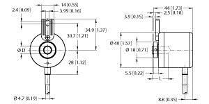 Inkrementaler Drehgeber REIE112I8T2B2500C Inkrementaler Drehgeber REIE112I8T2B2500C