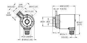 Absoluter Drehgeber REM-98B8T-7AAL-H1151