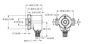 Inkrementaler Drehgeber REI05IA0E4A500H1181