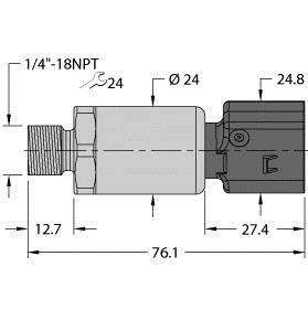 Drucktransmitter PT600R2103I2KO28A2