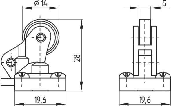 Rollenschalter T1R 236-20Z-M20 Rollenschalter T1R 236-20Z-M20