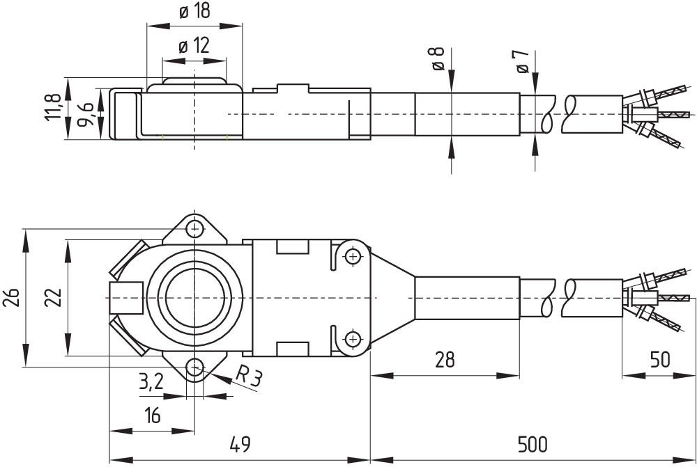 Mikroschalter M 6600-11-K-Y