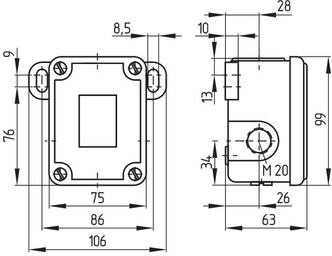 Positionsschalter T2S 441-11y