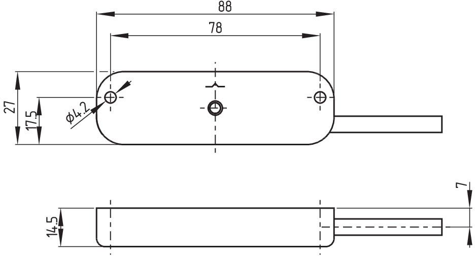 Sicherheits-Sensor BNS 40S-12ZG 5,0M