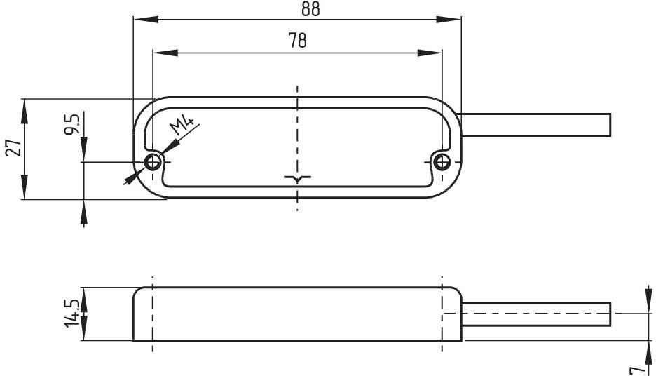 Sicherheits-Sensor BNS 40S-12ZG-C 10,0M