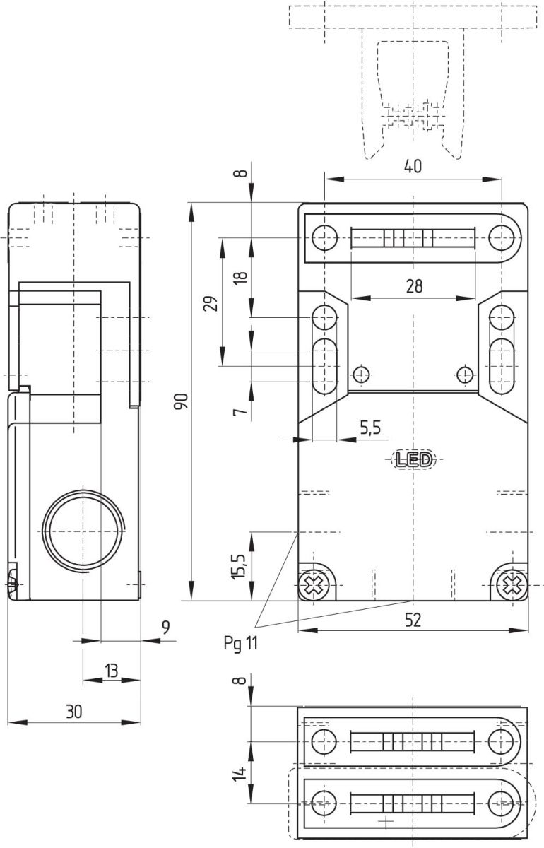 Sicherheitsschalter AZ 16-12ZIB1-M16