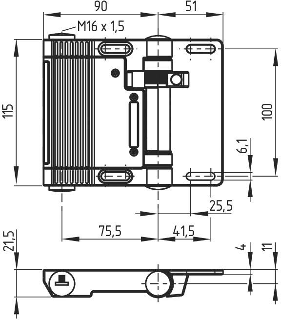 Sicherheitsschalter TESF/S/ST24.2/U
