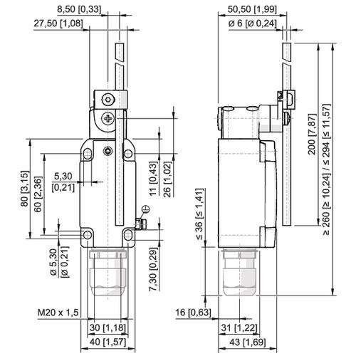 Positionsschalter 8074/2-1-DD40#257190