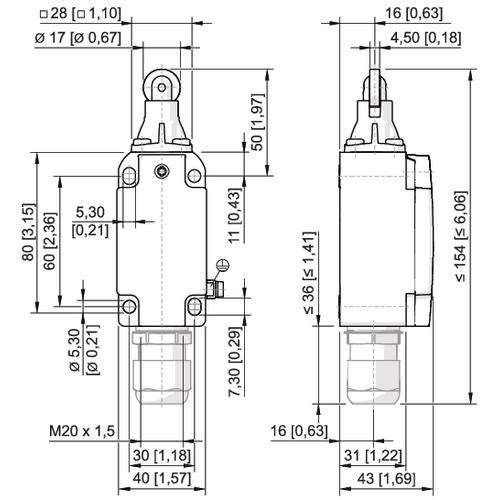 Positionsschalter 8074/2-3-R-40#257204