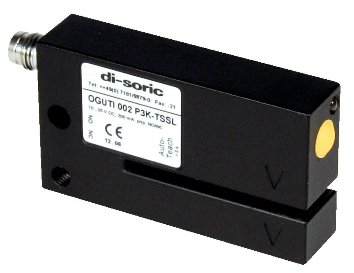 Optischer Etikettensensor OGUTI 002 P3K-TSSL Optischer Etikettensensor OGUTI 002 P3K-TSSL