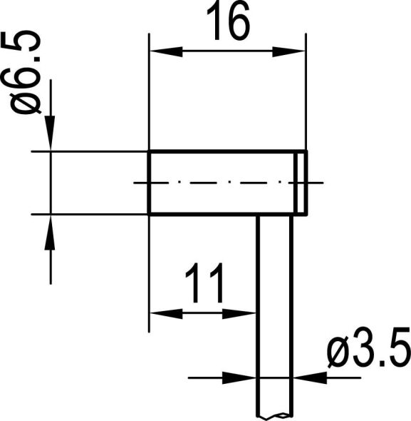 1,5mm, 6,5mm bündig, PNP ISZ 46-02 1,5mm, 6,5mm bündig, PNP ISZ 46-02