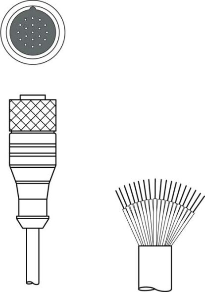 Anschlussleitung KD U-M23-JA-P1-150 Anschlussleitung KD U-M23-JA-P1-150