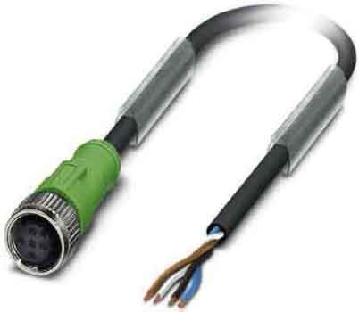 Sensor-Aktor-Kabel M12 SAC-4P-5,0-PUR/M12FS Sensor-Aktor-Kabel M12 SAC-4P-5,0-PUR/M12FS