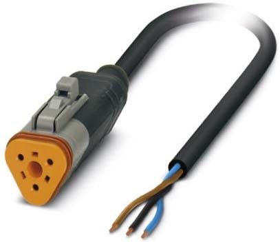 Sensor-/Aktor-Kabel SAC-3P- 3,0-PUR/DTFS Sensor-/Aktor-Kabel SAC-3P- 3,0-PUR/DTFS