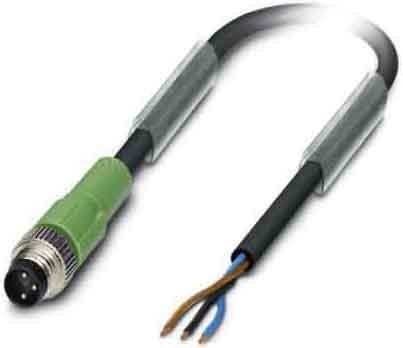 Sensor-Kabel, Stecker M8 SAC-3P-M 8MS/5,0-PUR Sensor-Kabel, Stecker M8 SAC-3P-M 8MS/5,0-PUR