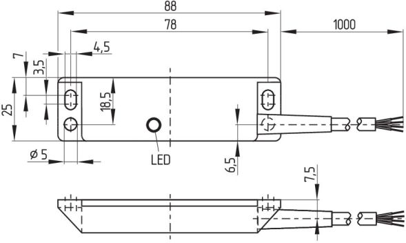 Sensorleitung BNS 3312Z2363 2,0M Sensorleitung BNS 3312Z2363 2,0M