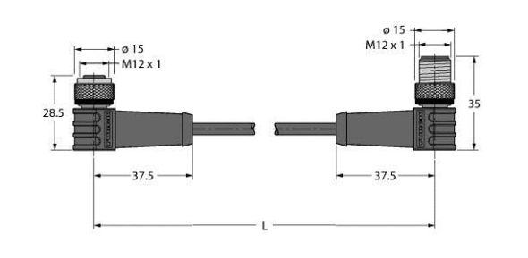 Aktuator- u. Sensorleitung HT-WWAK4- #8039137