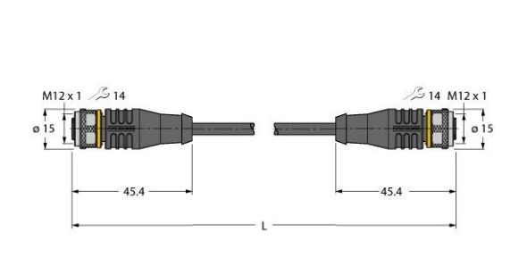 Aktuator- u. Sensorleitung RKS4.5T10RKS4.5T/TXL