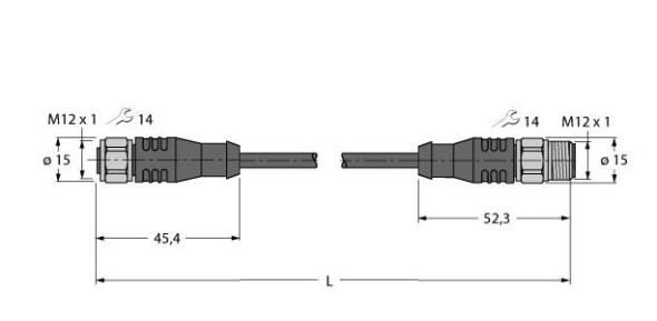Aktuator- u. Sensorleitung RKSV5.501T#6628813