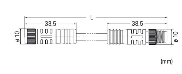 Sensor-Aktorleitung axial 756-6201/030-075