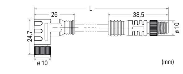 Sensor-Aktorleitung axial 756-6203/030-015