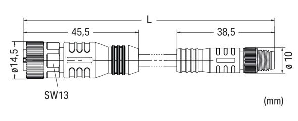 Sensor-Aktorleitung axial 756-6501/040-003