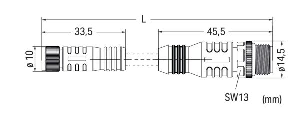 Sensor-Aktorleitung axial 756-6507/030-003