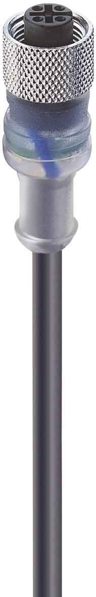 Kupplg.m.Schraubv.+LED,ger RKT/LED-F4-225/10m