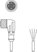 Anschlussleitung KD U-M12-4W#50130706