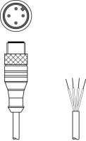 Anschlussleitung KS U-M12-4A-V1-050