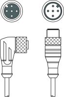Verbindungsleitung KDS U-M12-5#50133870