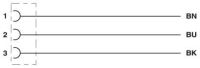 Sensor-/Aktor-Kabel SAC-3P- 3,0-PUR/DTFS