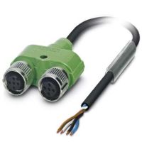 Sensor-/Aktor-Kabel SAC-4PY- 3,0-PUR/2XF
