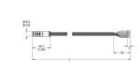 Aktuator- u. Sensorleitung PKGC4.5S-8/TXL1405